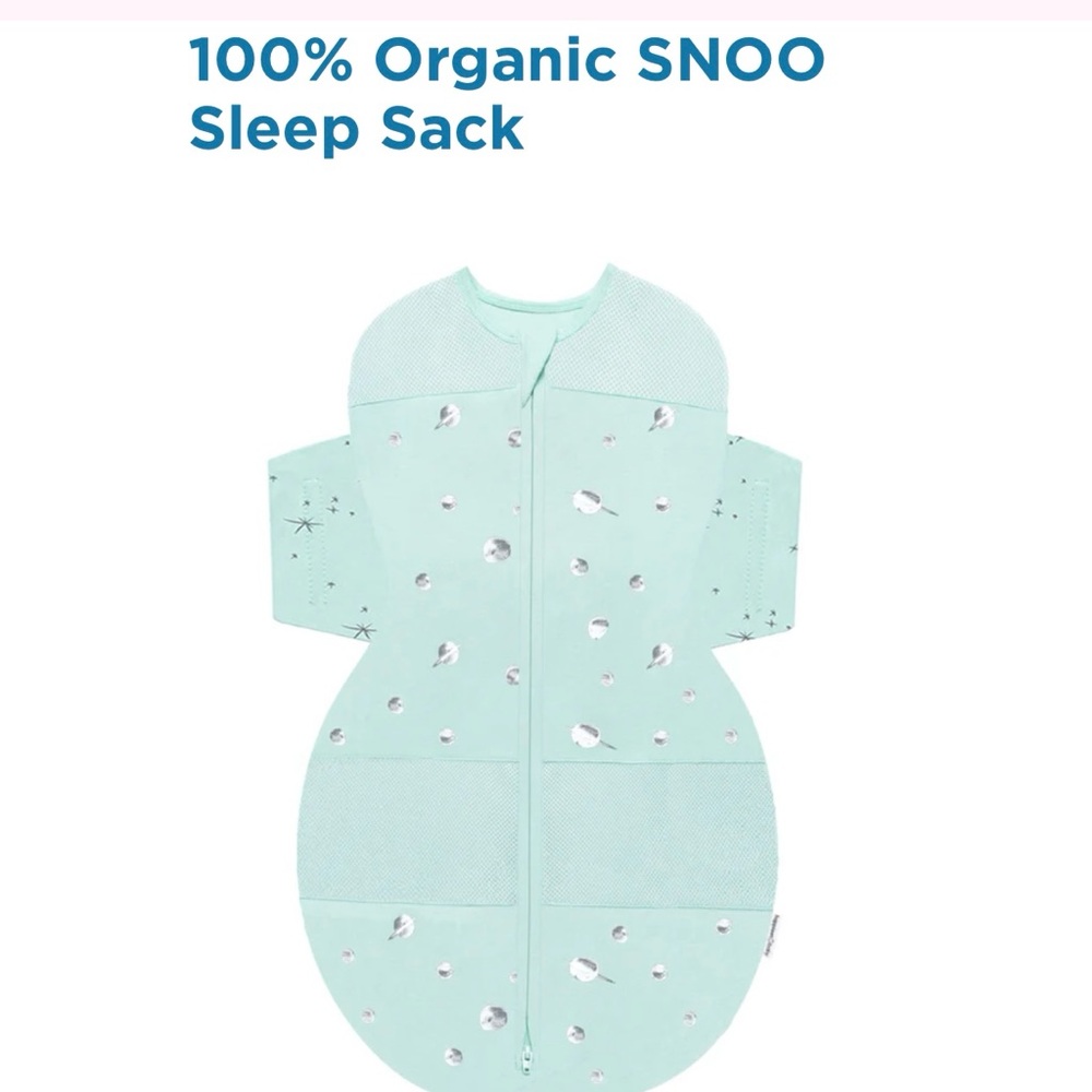 NWOT SNOO Organic Sleep Sack - Mint